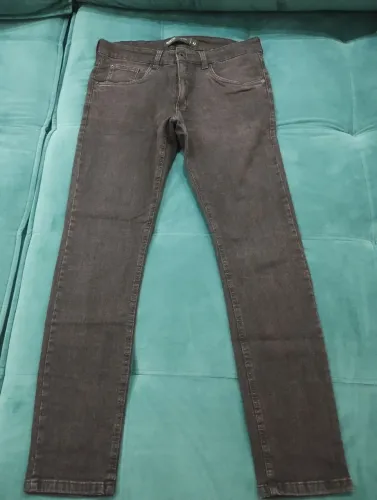 Calça jeans masculina preta skinny