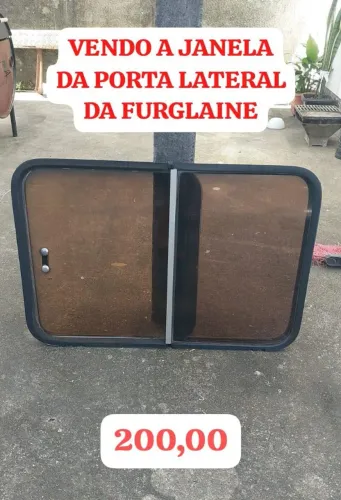 JANELA DA PORTA LATERAL DA FURGLAINE