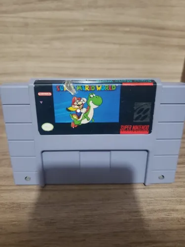 Super Mario World Super Nintendo SNES Jogo Clássico - Usado