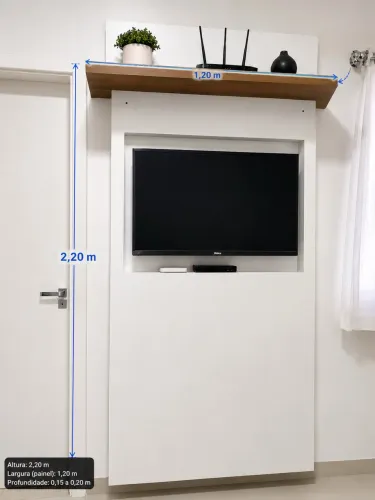 Suporte para televisão planejado