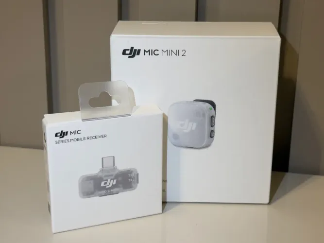 DJI Mic Mini 2 NOVO sem uso, oportunidade