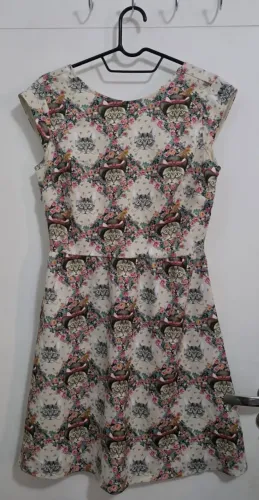 Vestido Antix em crepe como novo