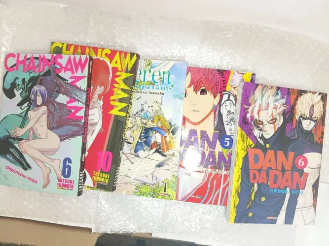 Chainsaw man vol 6.10 , dandadan vol 5.6. E frieren.