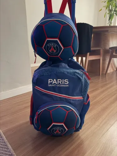 Mochila Sestini PSG Futebol de rodinha com lancheira