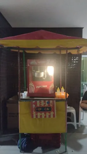 Monitor para barraquinha de pipoca e algodão doce