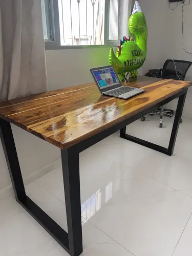 Mesa de teca de 1.5x70 madeira