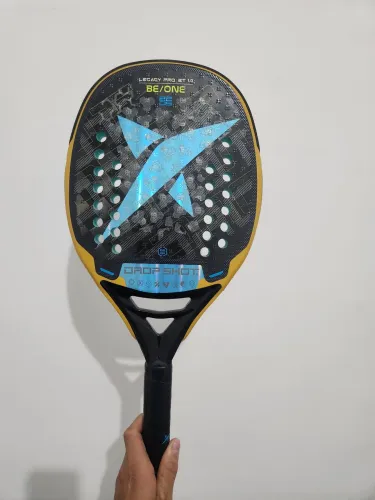 "Raquete Drop Shot Legacy Pro 1.0 BE/ONE - Impecável.