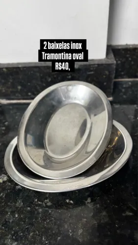 Baixelas Inox Tramontina Oval