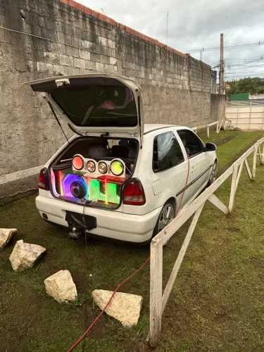 Caixa 4 vias forte som automotivo