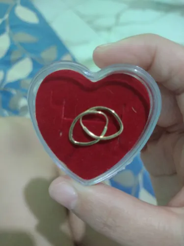 Argola de ouro tamanho P