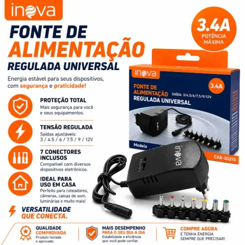 Fonte Universal regulável