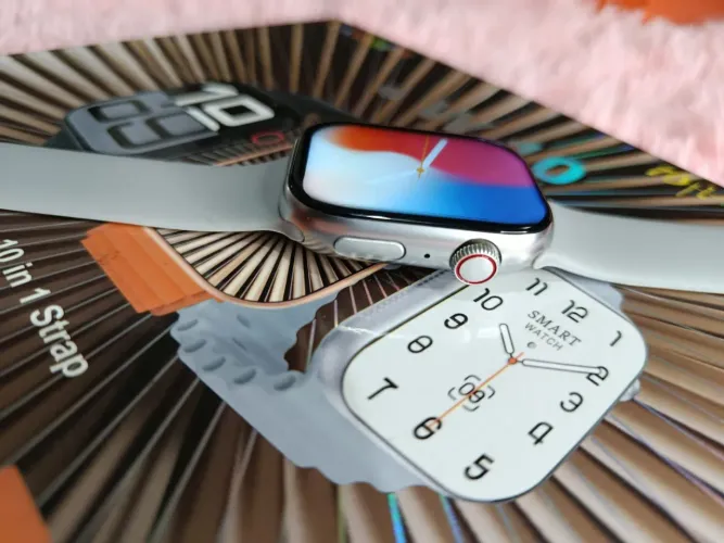 Kit Smartwatch W10 com 10 pulseiras