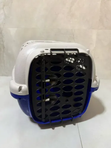 Caixa de Transporte Panther Plast Pet Azul - Tamanho 2
