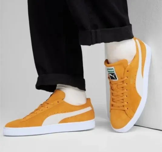 Tênis Puma Suede cor mostrarda Ocre n*41/ 42
