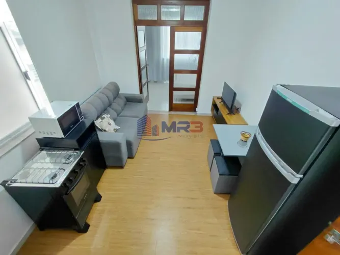 Apartamento todo mobiliado para locação em Praia da Bandeira com 35.00m²