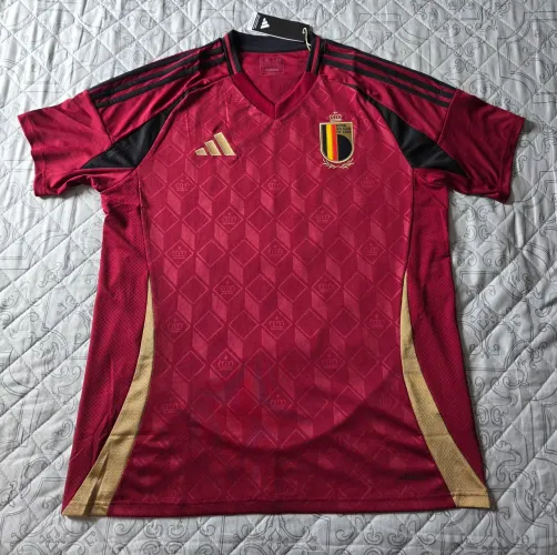 Camisa Adidas Bélgica Home 2024 GG nova original