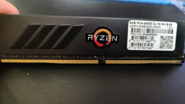 Memória DDR4 Geil EVO Spear Phantom Gaming (AMD), 16GB (2x8GB), 3000MHz, Black