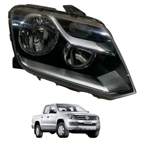 Farol Direito Foco Duplo Volkswagen Amarok 2010 A 2016