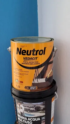 Neutrol Vedacit 3,6L Tinta Asfáltica Impermeabilizante
