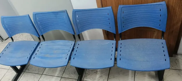 Bancos de cadeira de espera