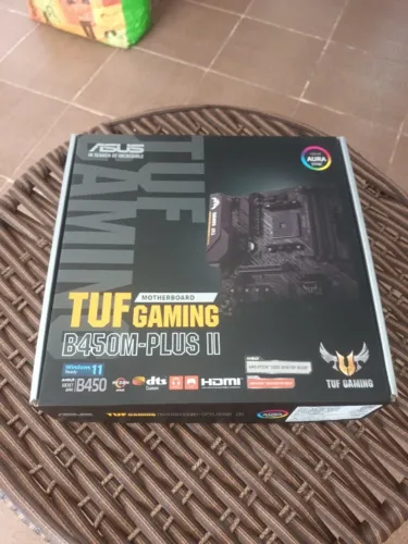 Placa-Mãe Asus TUF Gaming B450M-Plus II (Nova + Nota Fiscal)