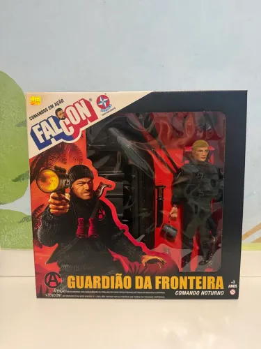 Falcon Estrela Guardião da Fronteira LACRADO com Caixa Parda