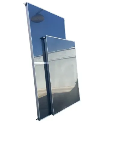 Placa Solar Residencial 2x1 e 1,50x1 Inox 304 Vidro Temperado 4mm C/ Rosca e S/ Rosca