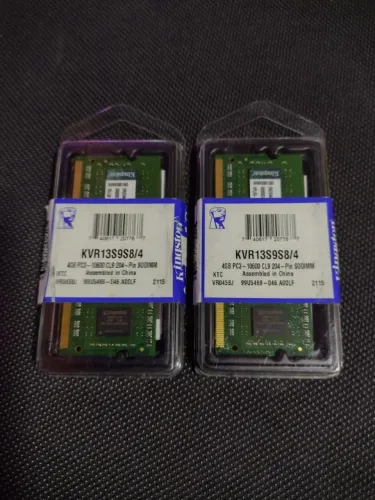 Par de memórias kingston originais para notebook ddr3