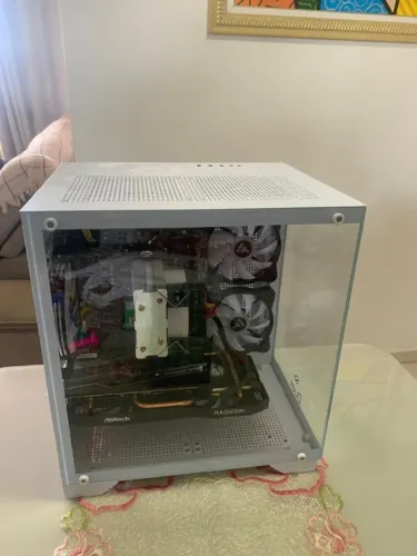 PC Completo i3 10ª Geração + RX 550 4GB + SSD 512GB + Monitor 21,5" 100Hz | NF