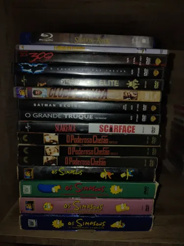 Coleção de DVDs, avulsos e boxs variados
