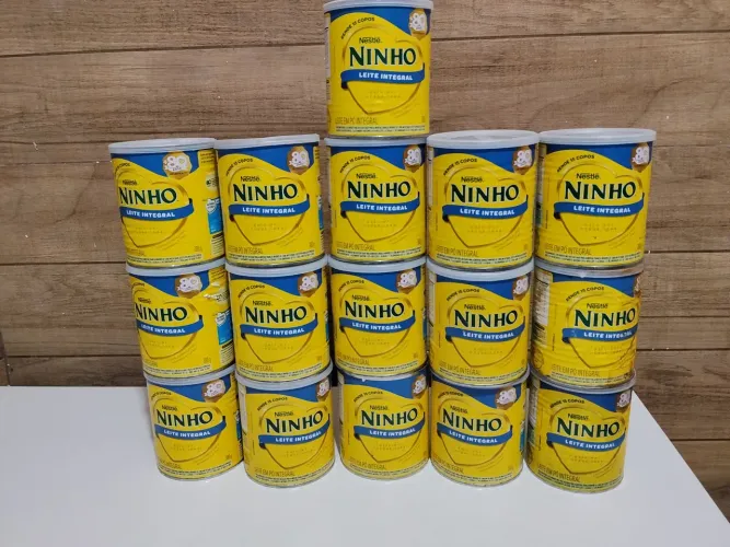 Lata de leite ninho vazia 