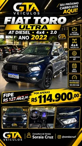 Fiat Toro Ultra 2.0 16V 4X4 Diesel AUT 2022