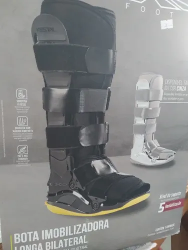 Bota imobilizadora longa bilateral