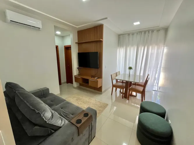Apartamento mobiliado com 2 quartos para locação na Orla 14, Palmas, TO