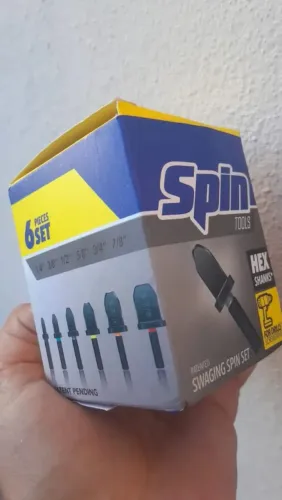 Kit Alargador Tubos Spin S6000 Hex-br 6 Peças 1/4 Até 7/8