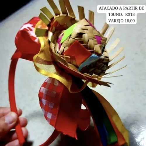 LAÇOS E TIARAS - DE SÃO JOÃO 