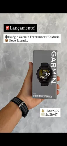 Relógio Garmin 170 Music