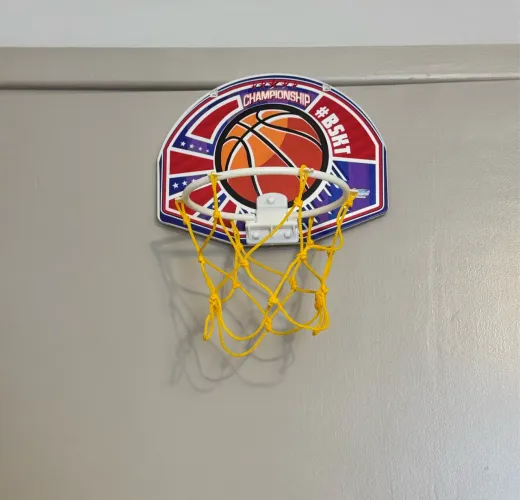 Cesta de basquete para a porta 