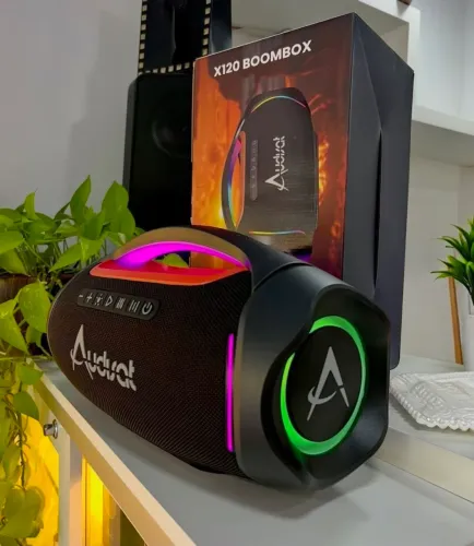 Caixa de som audisat x120 Boombox - Nova (grande e potente 1200w)