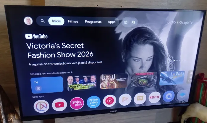 Smart TV Semp Google TV