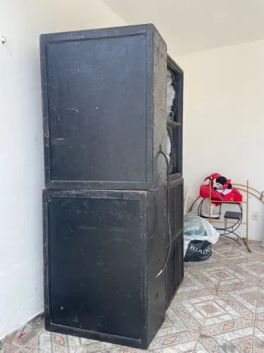 CAIXAS DE SOM PROFISSIONAIS EM MADEIRA NAVAL | DUPLO 18? | ALTA POTÊNCIA