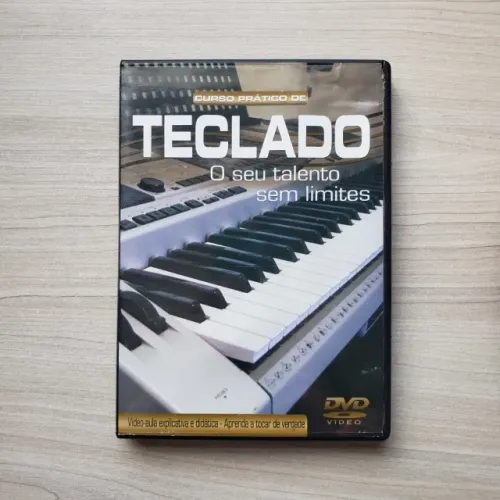 DVD Curso Prático de Teclado: O Seu Talento sem Limites