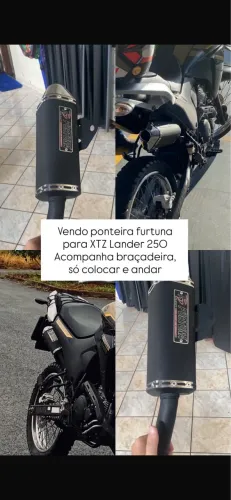 Escapamento FURTUNA - XTZ Lander 250