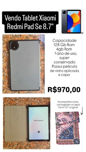Vendo Tablet Xiaomi Redmi Pad Se 8.7"