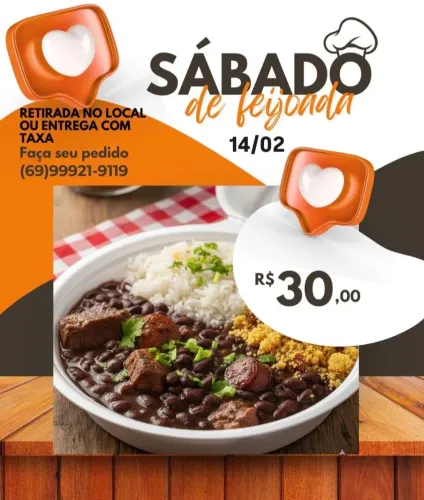 Feijoada dia 14/02/2026