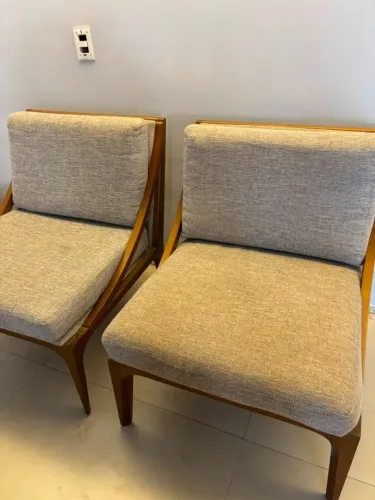 Conjunto de Poltronas de linho