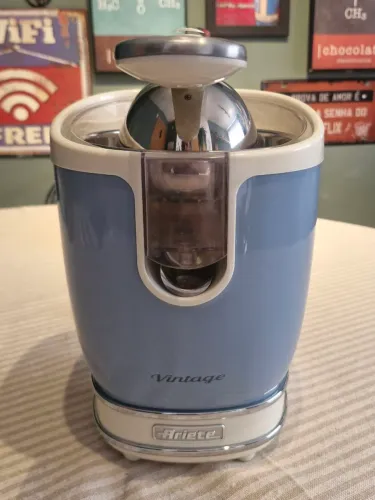 Espremedor de frutas ariete vintage azul 85w 110v