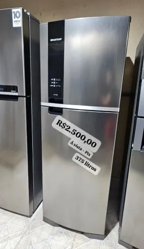 Geladeira Brastemp Inox 375 litros - Entrego
