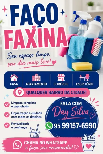 Faço faxina 