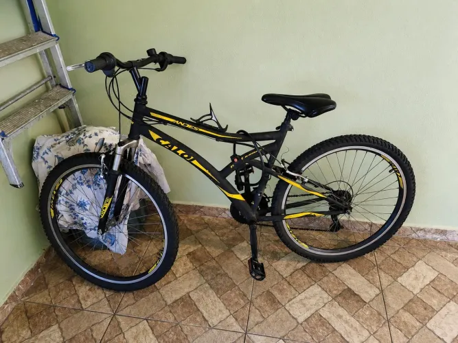 Bicicleta Aro 26 Andes Full Suspension - Excelente Estado
